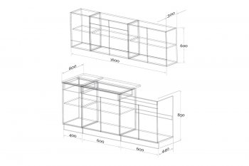 Кухонный гарнитур Лайт 1600 мм (Зарон) в Дегтярске - degtyarsk.mebel-e96.ru