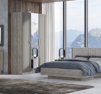 Спальный гарнитур Лежер модульный, холст вулканический (СанТан) в Дегтярске - degtyarsk.mebel-e96.ru