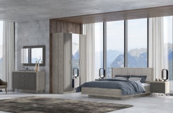 Спальный гарнитур Лежер модульный, холст вулканический (СанТан) в Дегтярске - degtyarsk.mebel-e96.ru