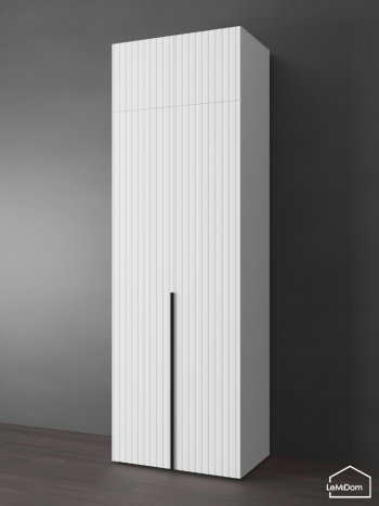 Шкаф с антресолью 800 мм Linnea MHR-2A-2 2450х800х510 (Белый-М 11.1.2) в Дегтярске - degtyarsk.mebel-e96.ru