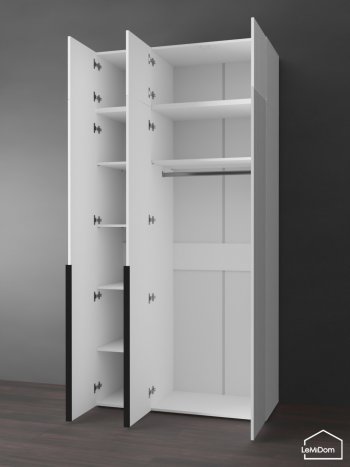 Шкаф с антресолью 1200 мм Linnea MHR-3A-1 2450х1200х510 (Белый-М 11.1.2) в Дегтярске - degtyarsk.mebel-e96.ru
