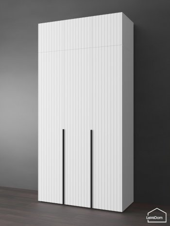 Шкаф с антресолью 1200 мм Linnea MHR-3A-1 2450х1200х510 (Белый-М 11.1.2) в Дегтярске - degtyarsk.mebel-e96.ru