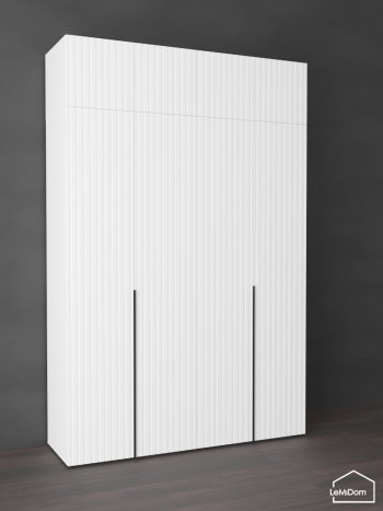 Шкаф с антресолью 1600 мм Linnea MHR-4A-1 2450х1600х510 (Белый-М 11.1.2) в Дегтярске - degtyarsk.mebel-e96.ru