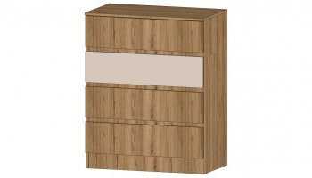 Комод 4 ящика Ленора вотан/Кашемир (Лин) в Дегтярске - degtyarsk.mebel-e96.ru