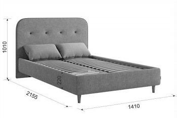 Кровать с основанием Лео 120х200 см (Мебельсон) в Дегтярске - degtyarsk.mebel-e96.ru