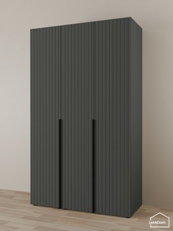 Шкаф Linnea MHR-3-2 2050х1200х510 (Графит-М 11.1.25) в Дегтярске - degtyarsk.mebel-e96.ru