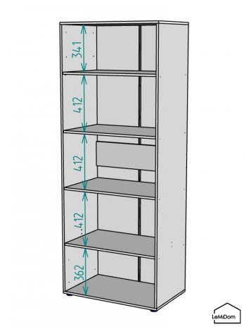 Шкаф Linnea MHR-2-2 2050х800х510 (ДВ-М 11.1.25) в Дегтярске - degtyarsk.mebel-e96.ru