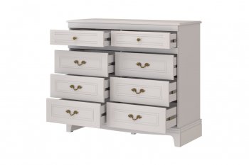 Комод 8 ящиков Лорето, льняной (БМ) в Дегтярске - degtyarsk.mebel-e96.ru