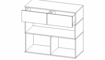 Стенка луксор (АстридМ) в Дегтярске - degtyarsk.mebel-e96.ru