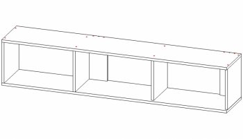 Стенка луксор (АстридМ) в Дегтярске - degtyarsk.mebel-e96.ru