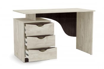 Стол письменный Лючия 33.23 бетон (Олмеко) в Дегтярске - degtyarsk.mebel-e96.ru