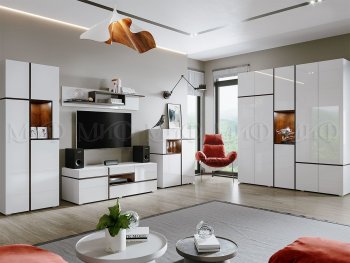 Стенка Мадера модульная (Миф) в Дегтярске - degtyarsk.mebel-e96.ru