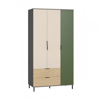 Шкаф 1200 мм Марвэл 16.317.03 зеленый (Моби) в Дегтярске - degtyarsk.mebel-e96.ru