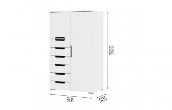 Комод-шкаф Миа КМ 053 (СтендМ) в Дегтярске - degtyarsk.mebel-e96.ru