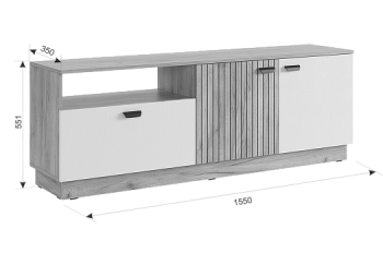 Стенка Моди К1 (Мебельсон) в Дегтярске - degtyarsk.mebel-e96.ru