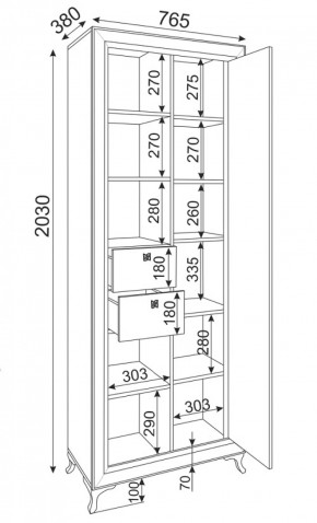 Библиотека Саванна М21 (Риннер) в Дегтярске - degtyarsk.mebel-e96.ru