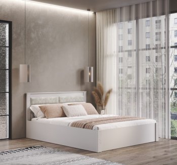 Кровать с подъемным механизмом Монако КР-16 Кашемир (БТС) в Дегтярске - degtyarsk.mebel-e96.ru