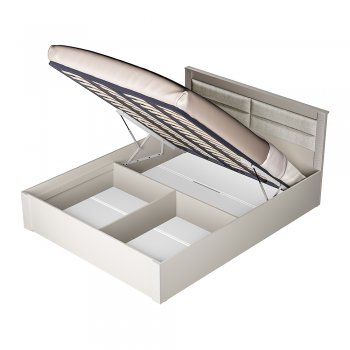 Кровать с подъемным механизмом Монако КР-16 Кашемир (БТС) в Дегтярске - degtyarsk.mebel-e96.ru | фото