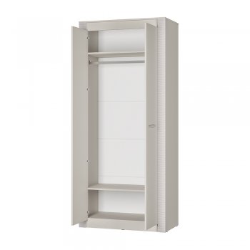 Шкаф для белья 960 мм Монако ШК-37 кашемир (БТС) в Дегтярске - degtyarsk.mebel-e96.ru