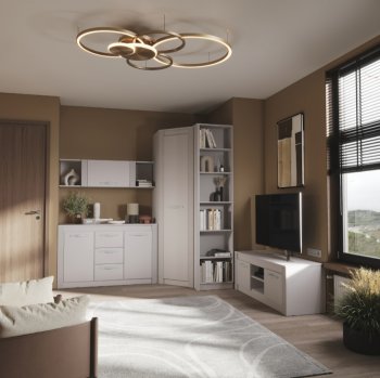 Стенка Монако Кашемир комп.1 (модульная) (БТС) в Дегтярске - degtyarsk.mebel-e96.ru