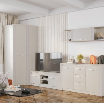 Стенка Монако Кашемир комп.2 (модульная) (БТС) в Дегтярске - degtyarsk.mebel-e96.ru