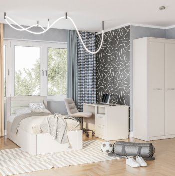 Спальный гарнитур Монако Кашемир (модульный) (БТС) в Дегтярске - degtyarsk.mebel-e96.ru