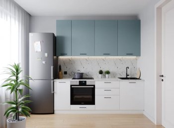 Кухонный гарнитур Ниагара 2200 мм МДФ/ЛДСП (Санвут) в Дегтярске - degtyarsk.mebel-e96.ru