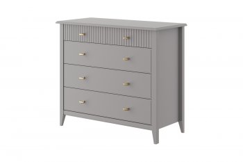 Комод 5 ящиков Никеа антрацит (БМ) в Дегтярске - degtyarsk.mebel-e96.ru