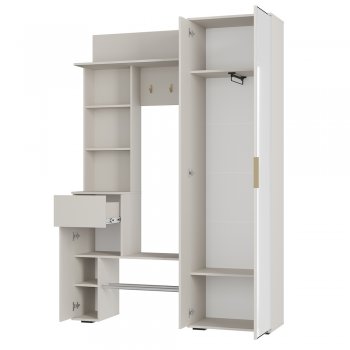 Прихожая Ницца ПР-04 Кашемир (БТС) в Дегтярске - degtyarsk.mebel-e96.ru