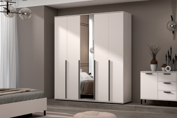 Шкаф 2000 мм Норден с зеркалом (Зарон) в Дегтярске - degtyarsk.mebel-e96.ru