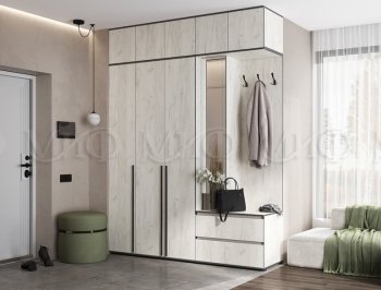 Прихожая Норд модульная крафт белый (Миф) в Дегтярске - degtyarsk.mebel-e96.ru