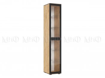 Пенал-стекло 400 мм Норд (Дуб крафт) (Миф) в Дегтярске - degtyarsk.mebel-e96.ru
