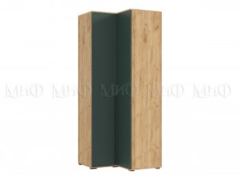 Шкаф угловой Норд крафт/изумруд (Миф) в Дегтярске - degtyarsk.mebel-e96.ru