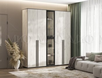 Шкаф Норд+ пенал со стеклом (Миф) в Дегтярске - degtyarsk.mebel-e96.ru
