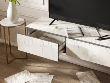 Стенка Норд-2 дуб крафт белый (Миф) в Дегтярске - degtyarsk.mebel-e96.ru