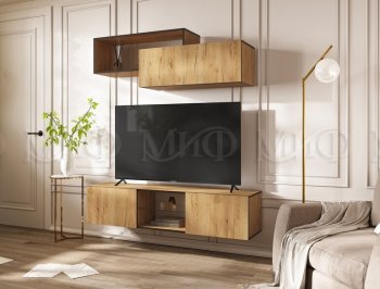 Стенка Норд-1 дуб крафт (Миф) в Дегтярске - degtyarsk.mebel-e96.ru