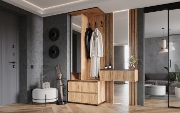 Прихожая+Тумба с зеркалом Норд (Миф) в Дегтярске - degtyarsk.mebel-e96.ru