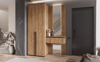 Шкаф 800+Тумба с зеркалом Норд (Миф) в Дегтярске - degtyarsk.mebel-e96.ru