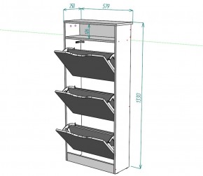 Обувница W10 (Белый) в Дегтярске - degtyarsk.mebel-e96.ru