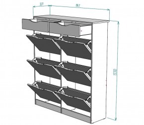 Обувница W28 (ДМ) в Дегтярске - degtyarsk.mebel-e96.ru