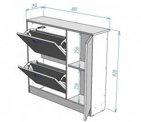 Обувница W31 (ДМ) в Дегтярске - degtyarsk.mebel-e96.ru