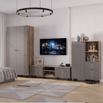 Стенка Олива комп.3 муссон (БТС) в Дегтярске - degtyarsk.mebel-e96.ru
