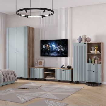 Стенка Олива комп.3 шарли бриз (БТС) в Дегтярске - degtyarsk.mebel-e96.ru