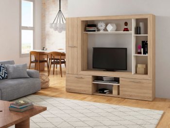 Стенка OSKAR3 дуб сонома (Генезис) в Дегтярске - degtyarsk.mebel-e96.ru