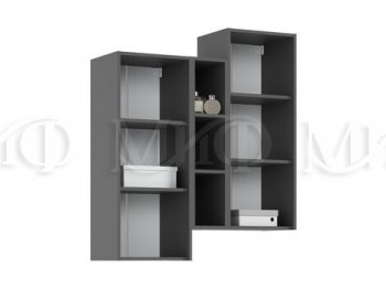 Стенка Оскар комп.2 графит (Миф) в Дегтярске - degtyarsk.mebel-e96.ru