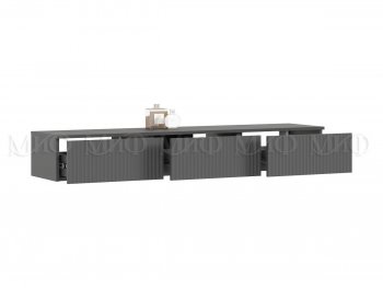 Стенка Оскар комп.2 графит (Миф) в Дегтярске - degtyarsk.mebel-e96.ru
