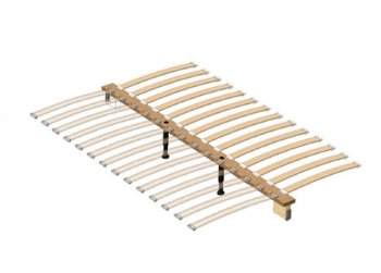 Кровать из массива Лоренса льняной (БМ) в Дегтярске - degtyarsk.mebel-e96.ru