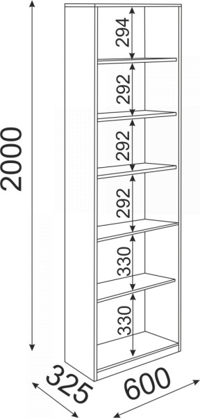 Библиотека Остин Модуль 05 (Риннер) в Дегтярске - degtyarsk.mebel-e96.ru