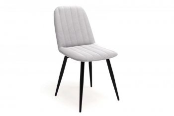 Стул Остин полоса, велюр Ultra Dove (светло-серый), (4шт) (Вудман) в Дегтярске - degtyarsk.mebel-e96.ru