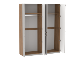 Шкаф 1800 мм 4-дверный Палермо (СБК) в Дегтярске - degtyarsk.mebel-e96.ru